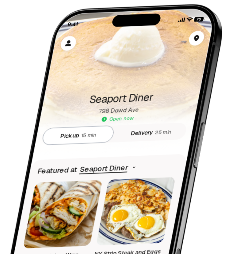 Seaport Diner app preview
