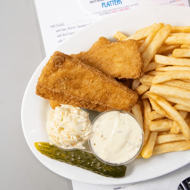 Fish And Chips.